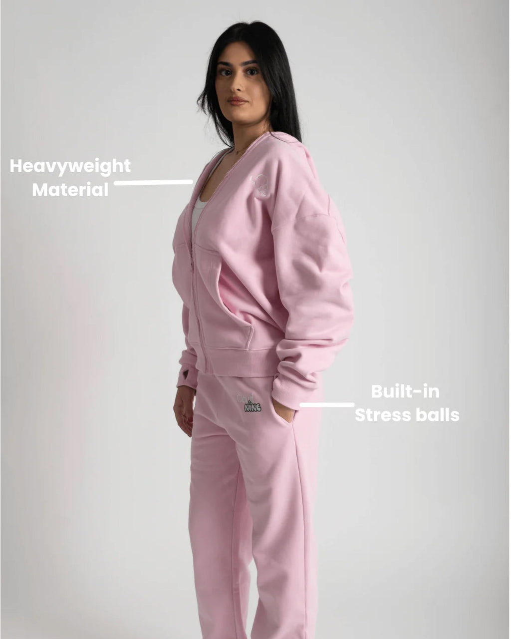 Weighted Sensory Zip-Up Hoodie