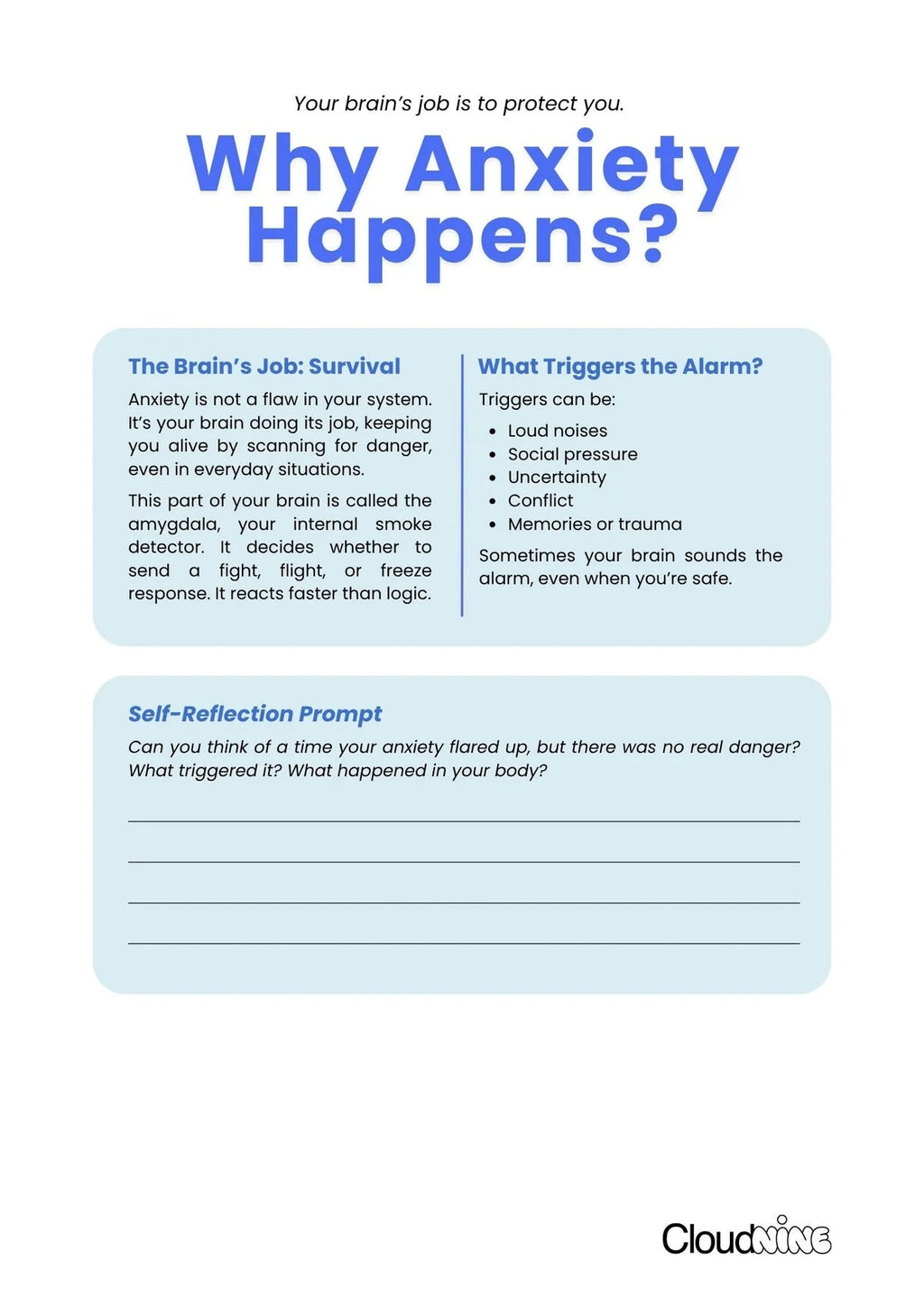 The Anxiety Workbook